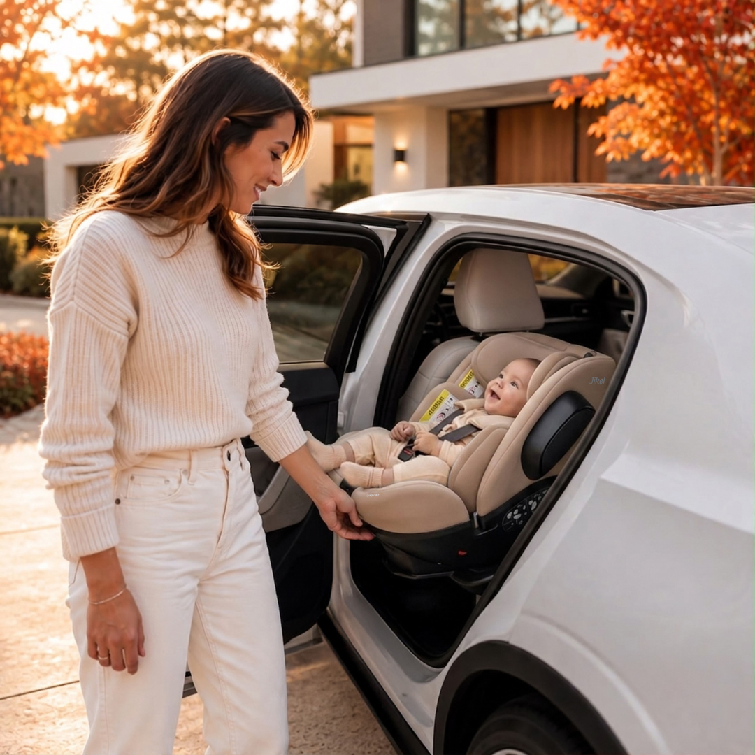 Jikel - Jupiter 360° Slide-Out Car Seat – Urban Black
