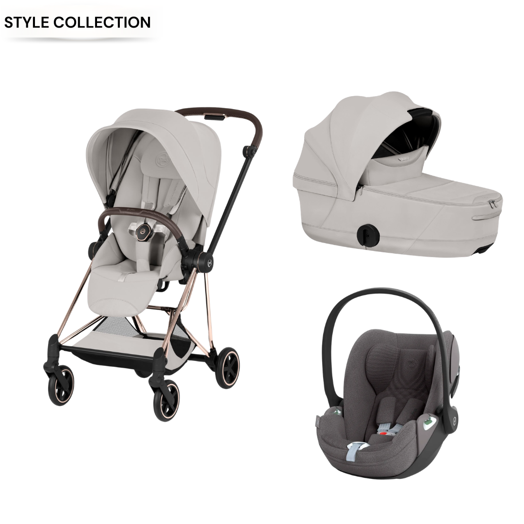 Cybex - Mios City Grey 3 Pcs Bundle - Style Collection