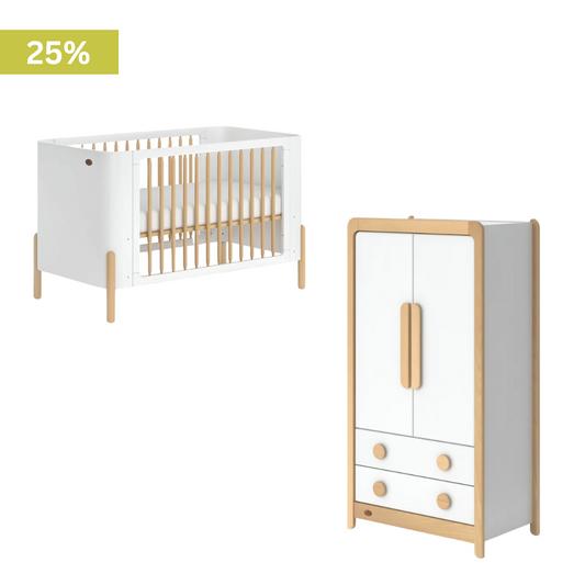 Boori - Nova 2 Piece Crib Set with Wardrobe