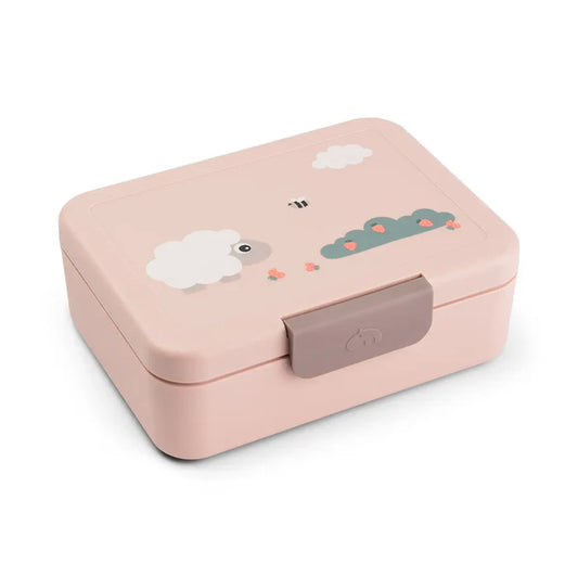 Done By Deer Lunch Box with Divider Tiny Farm Powder