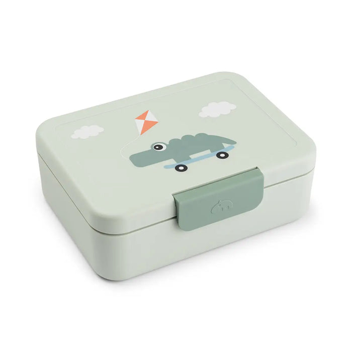 Done By Deer Lunch Box with Divider Playground Green