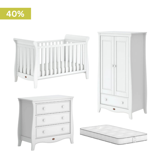 Boori - Sleigh Elite Bundle Set with 3 Drawer Chest and Wardrobe