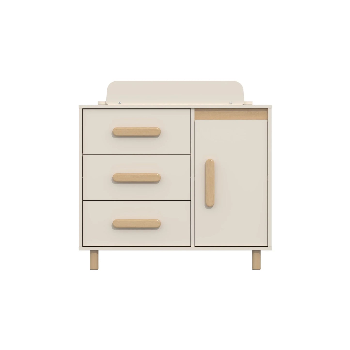 Boori - Scandi 3 Drawer Dresser_Soft White and Beech