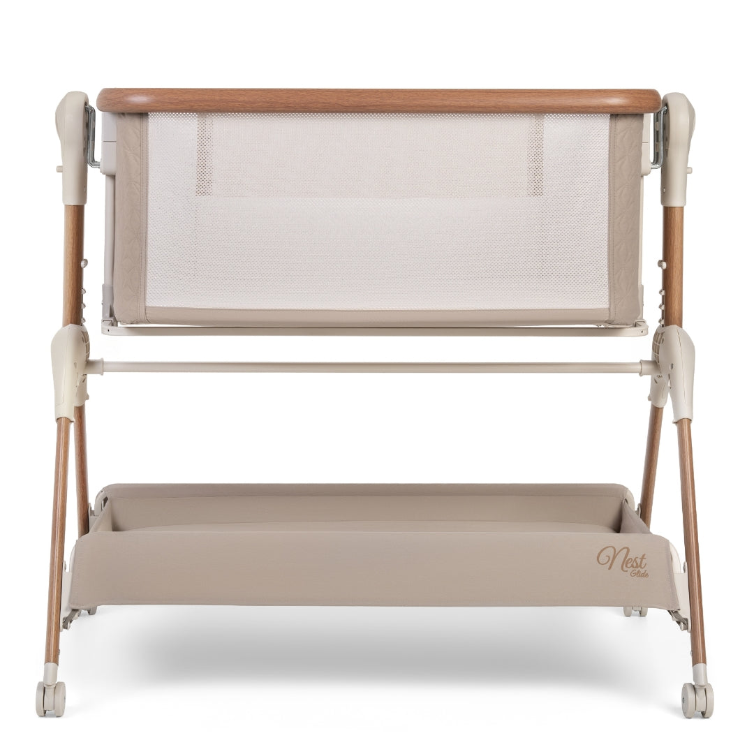 Jikel - Nest Glide Co-sleeper Bedside Crib - Wood Beige