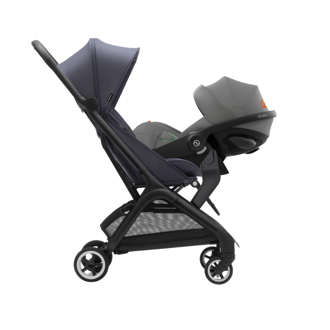 Bugaboo - Butterfly  Stormy Blue + Cybex - Cloud G iSize