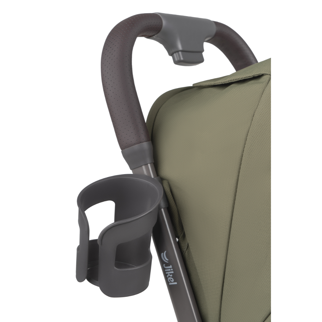 Jikel - Nomad Auto-Fold Compact Stroller - Olive Green