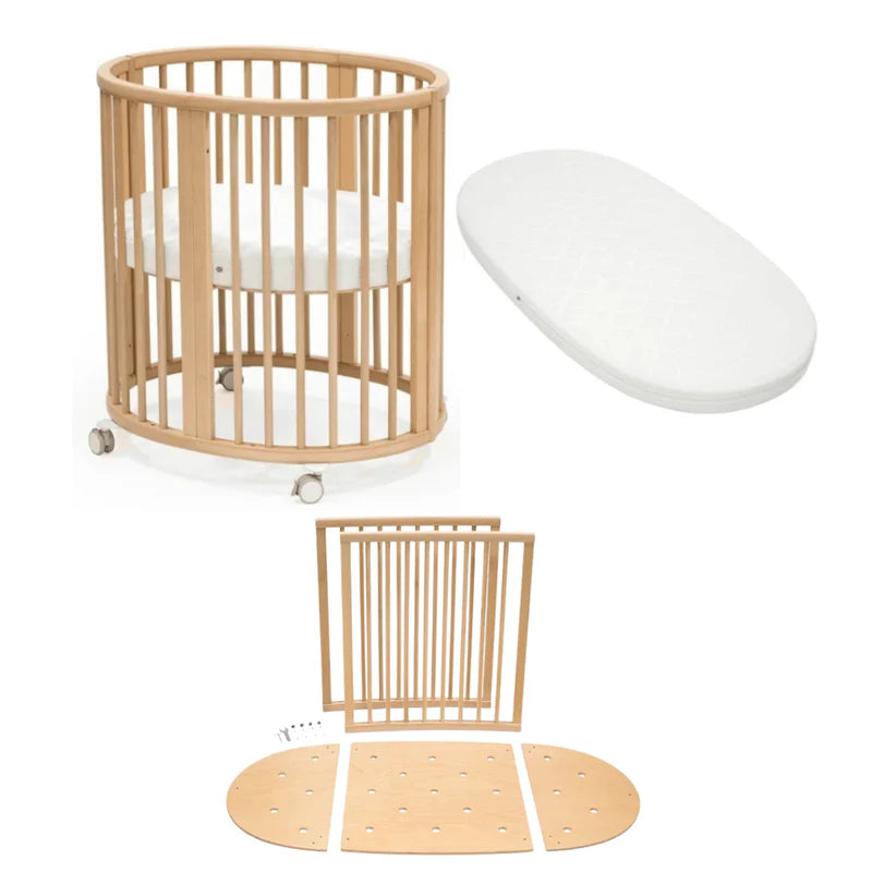 Stokke - Sleepi Mini Bed Bundle - Mini Bed, Mini Mattress, Sleepi Mattress & Bed Extension