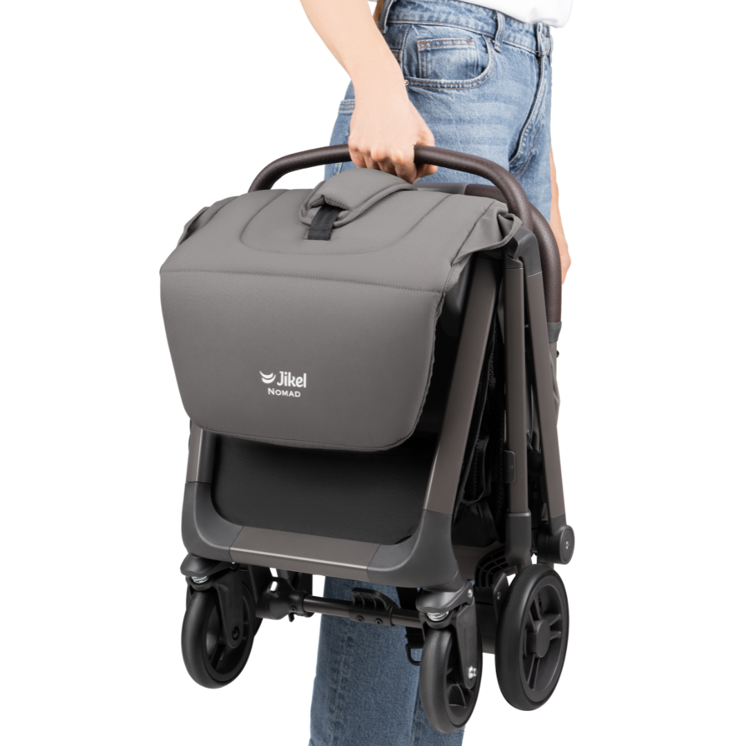 Jikel - Nomad Auto-Fold Compact Stroller - Graphite Grey