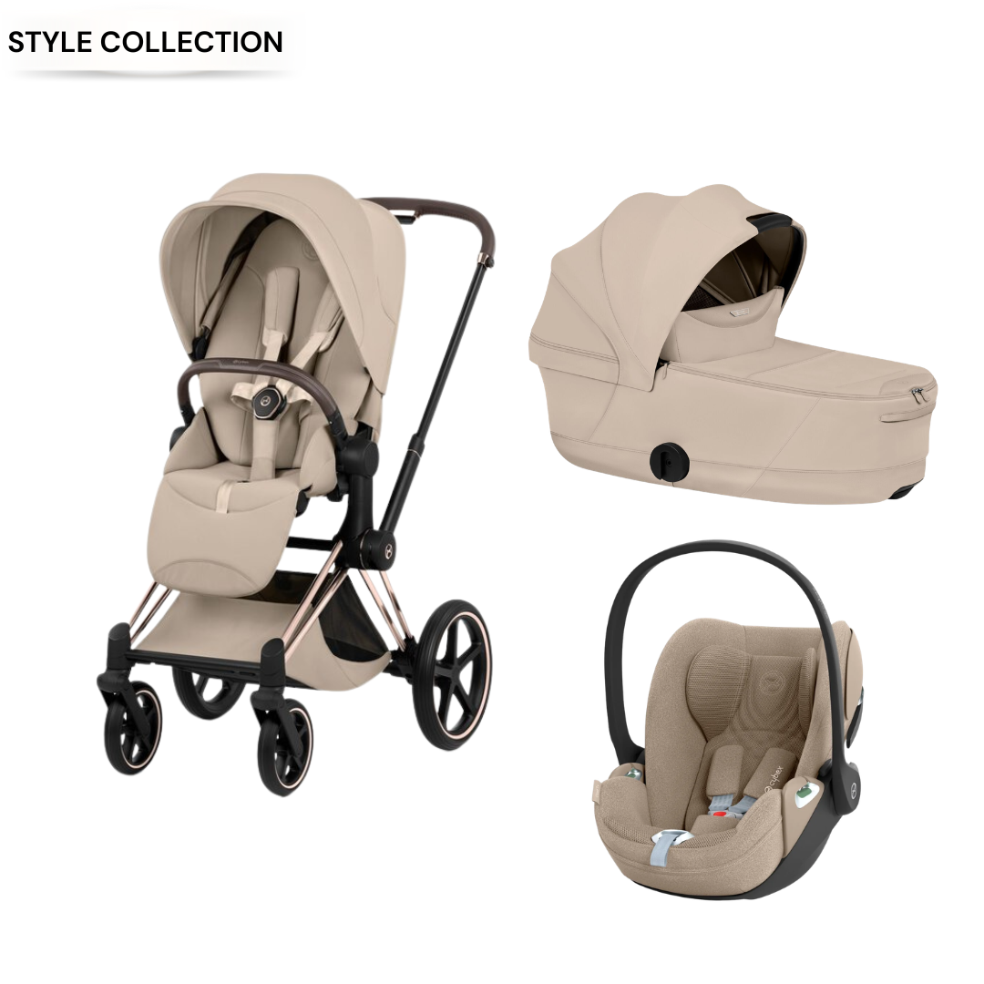 Cybex - Priam Cozy Beige 3 Pcs Bundle - Style Collection