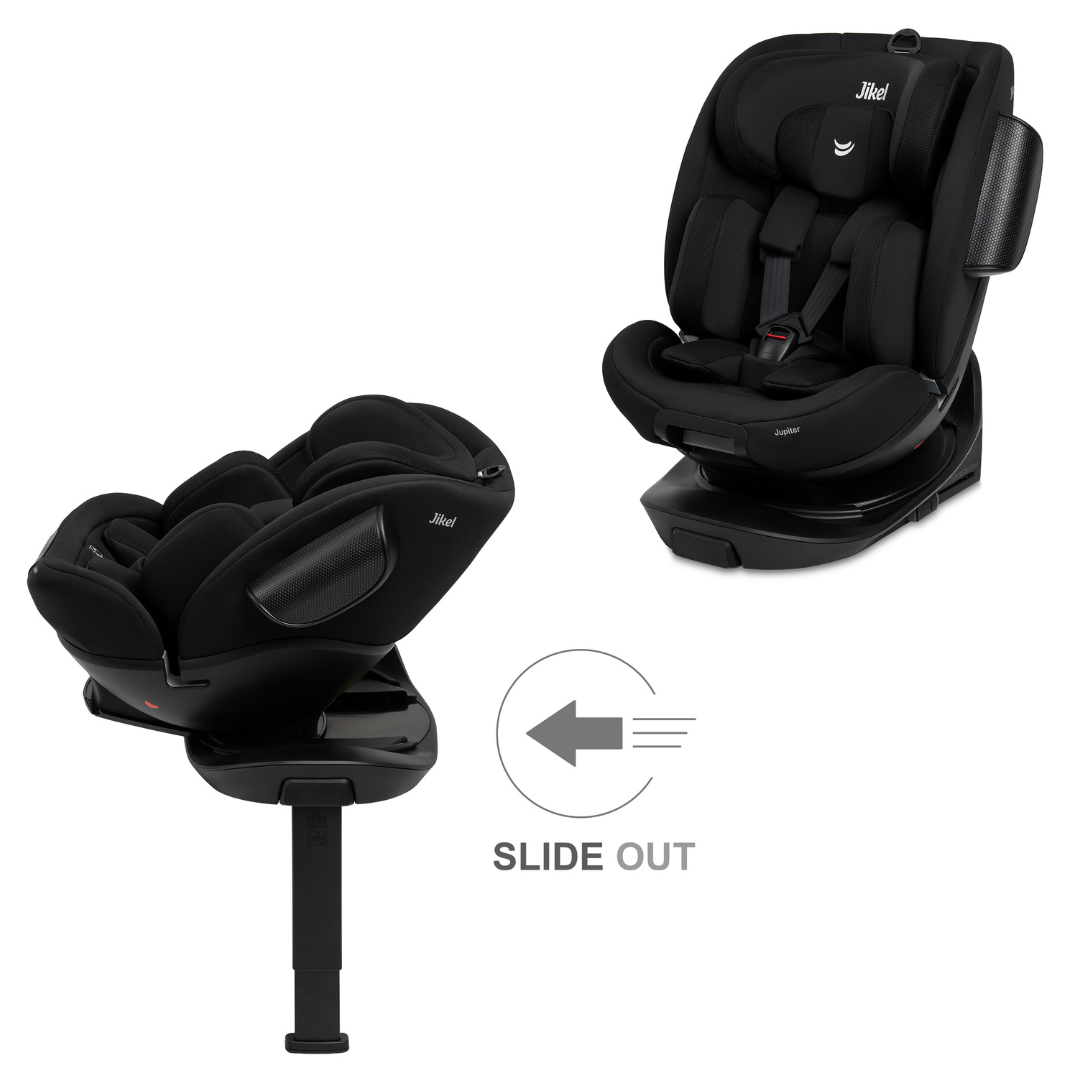 Jikel - Jupiter 360° Slide-Out Car Seat – Urban Black