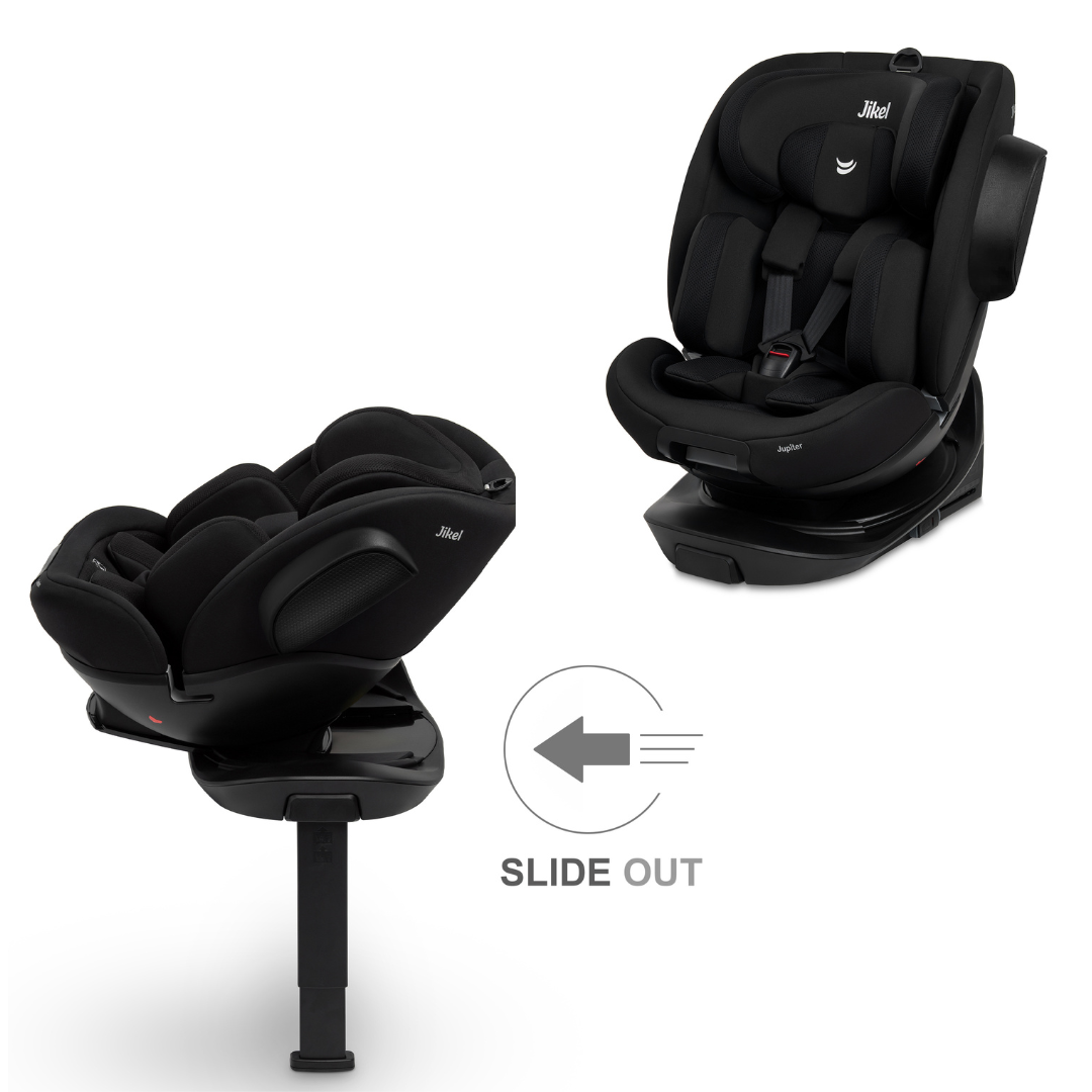 Jikel - Jupiter 360° Slide-Out Car Seat – Urban Black