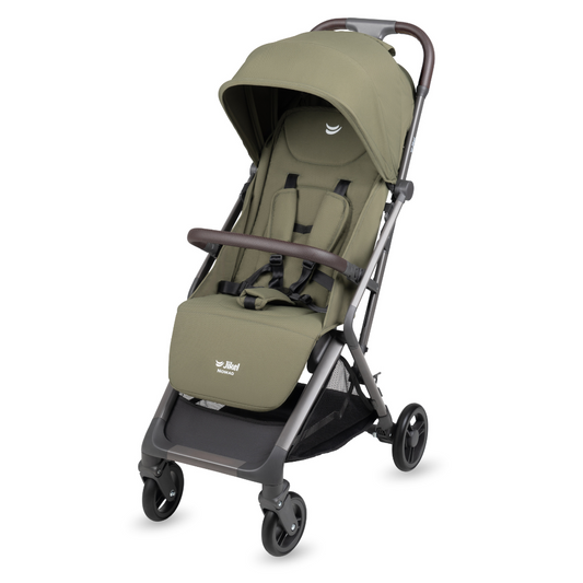 Jikel - Nomad Auto-Fold Compact Stroller - Olive Green