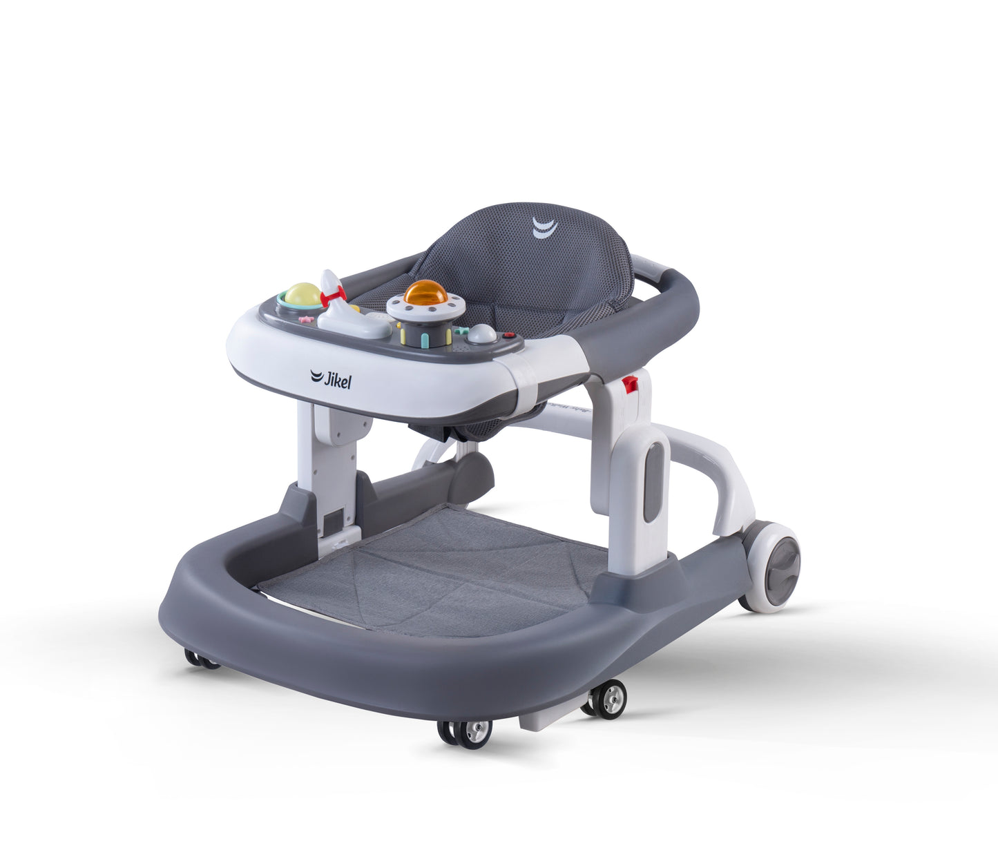 Oxi 2-in-1 baby walker and activity walker - Grey