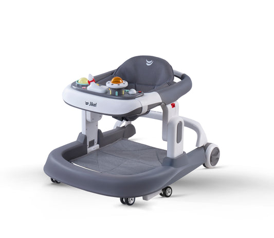 Oxi 2-in-1 baby walker and activity walker - Grey