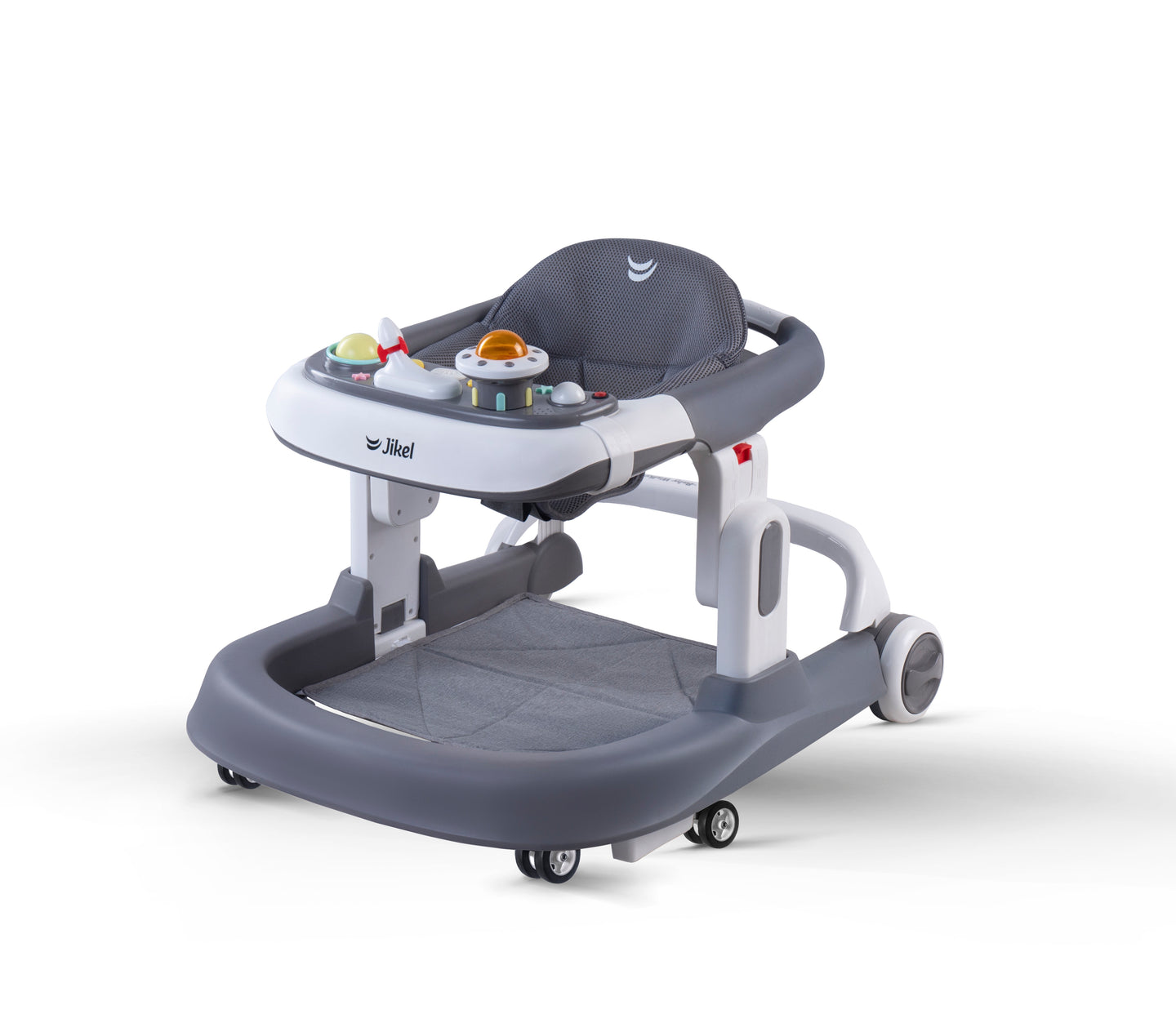 Oxi 2-in-1 baby walker and activity walker - Grey