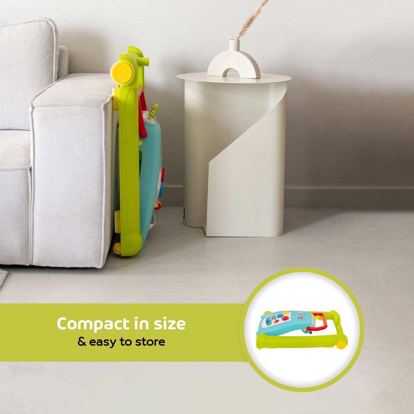 Jikel - Step 123 3-in-1 Baby walker - Rainbow