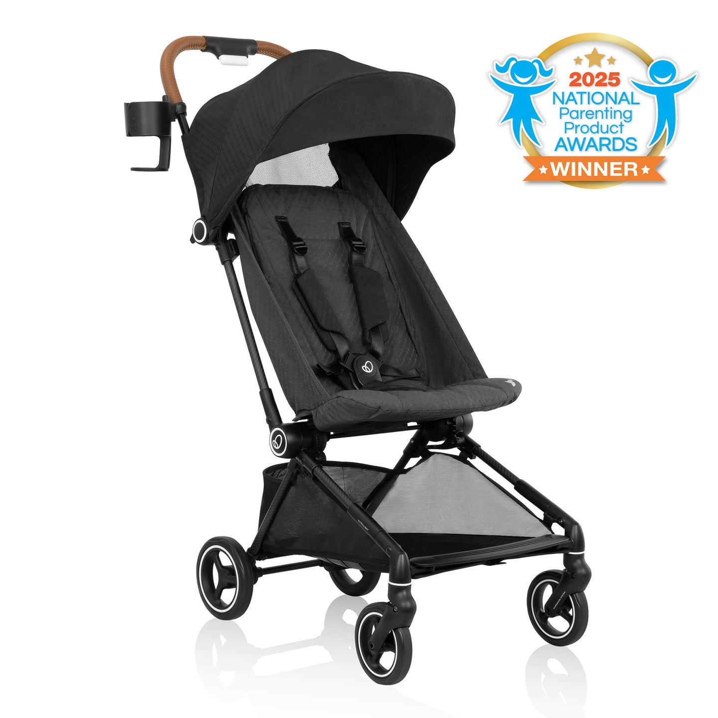 Evenflo - Hummingbird Ultra-Lightweight Carbon Fiber Stroller - Crest Grey
