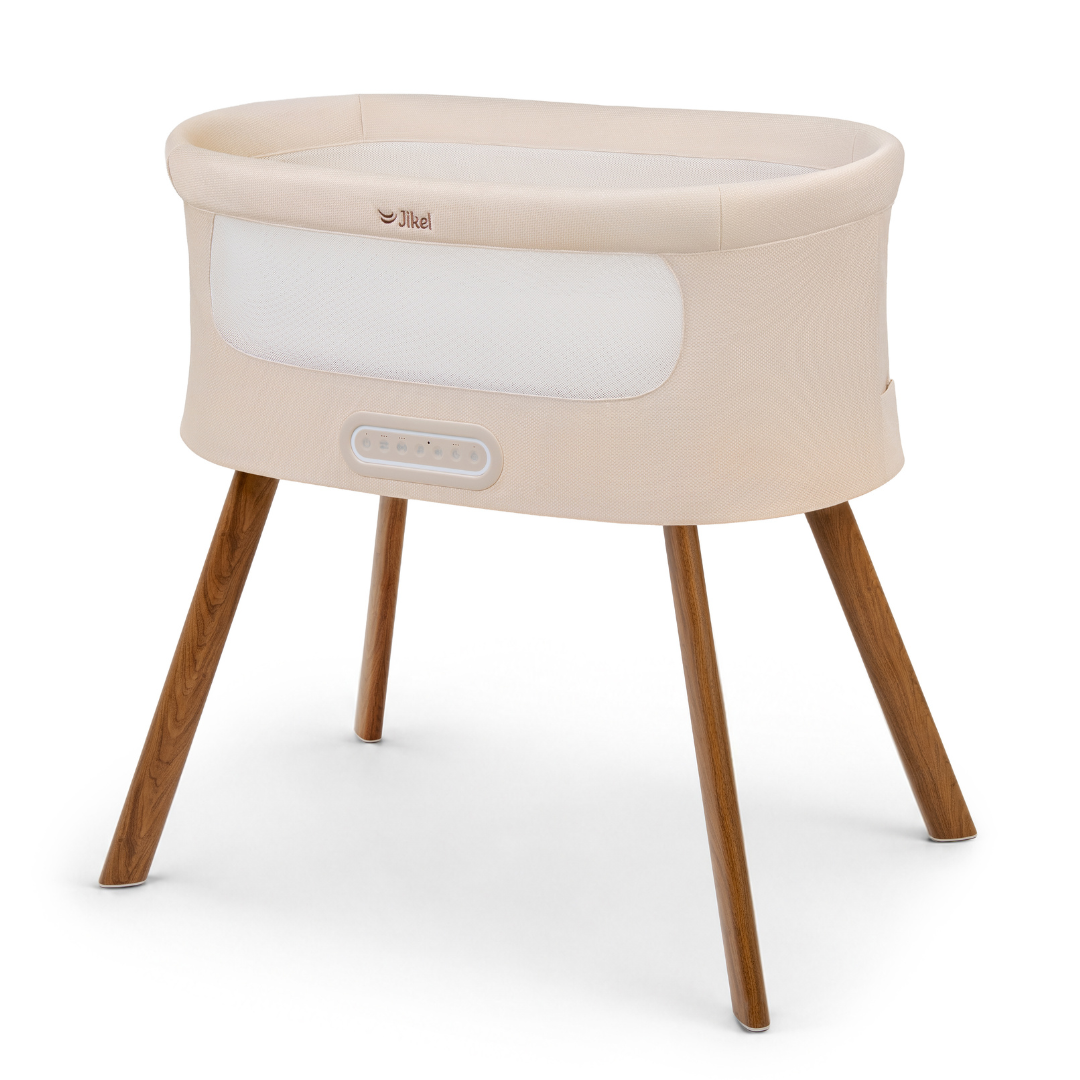Jikel - Calmio Smart Bassinet Crib – Vanilla Cream