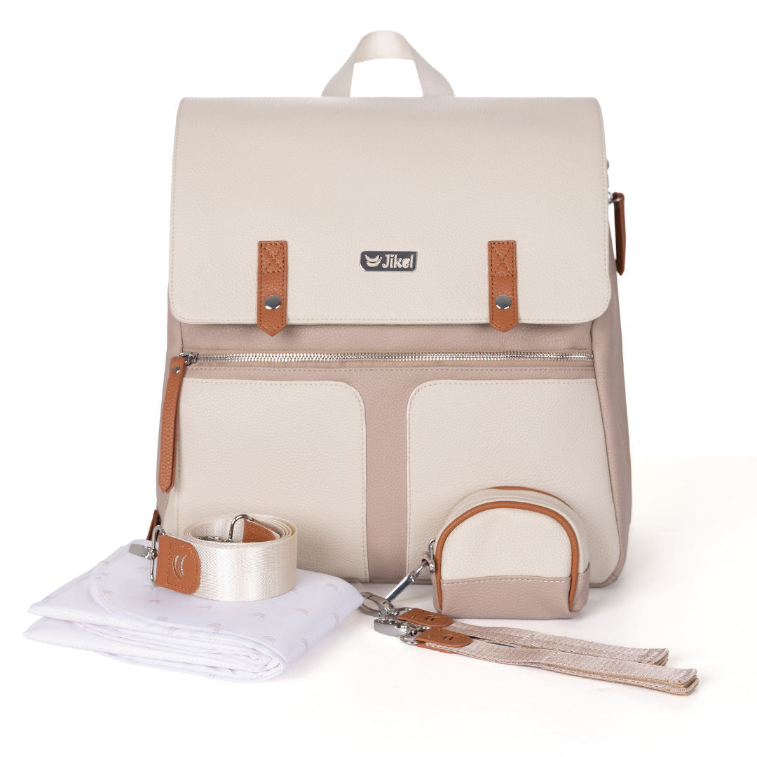Jikel - Loomi Diaper Backpack - Sandstone