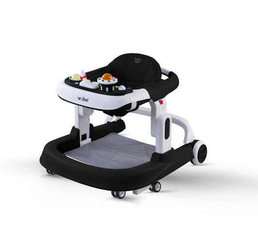 Oxi 2-in-1 baby walker and activity walker - Black