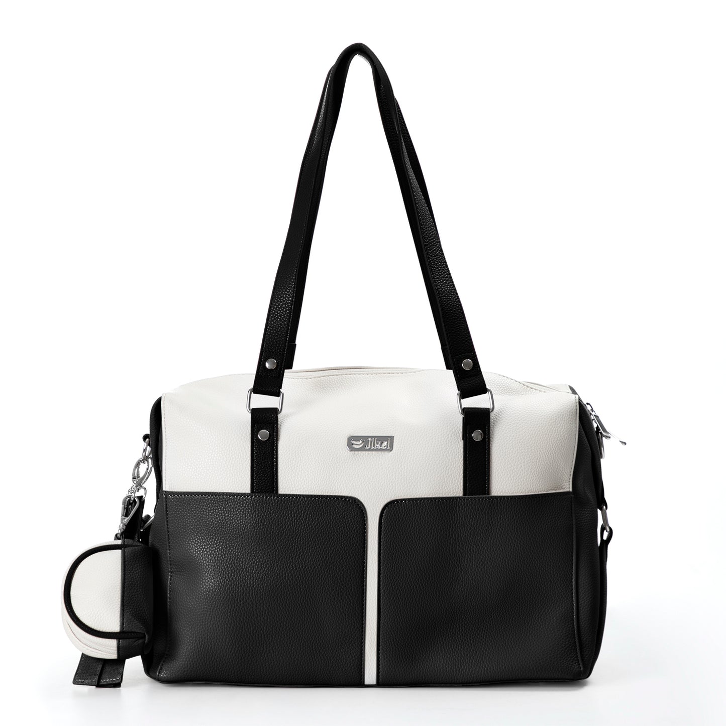 Diaper Bag With Changing Mat & Bottle Storage - Black