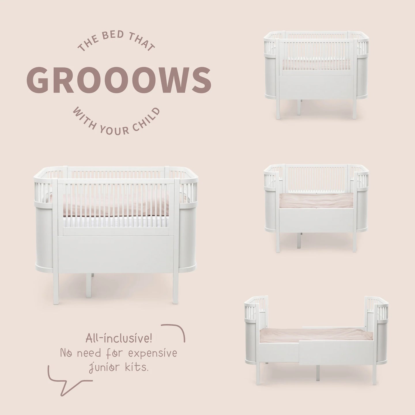 Sebra - Bed, Baby & Jr - Classic White