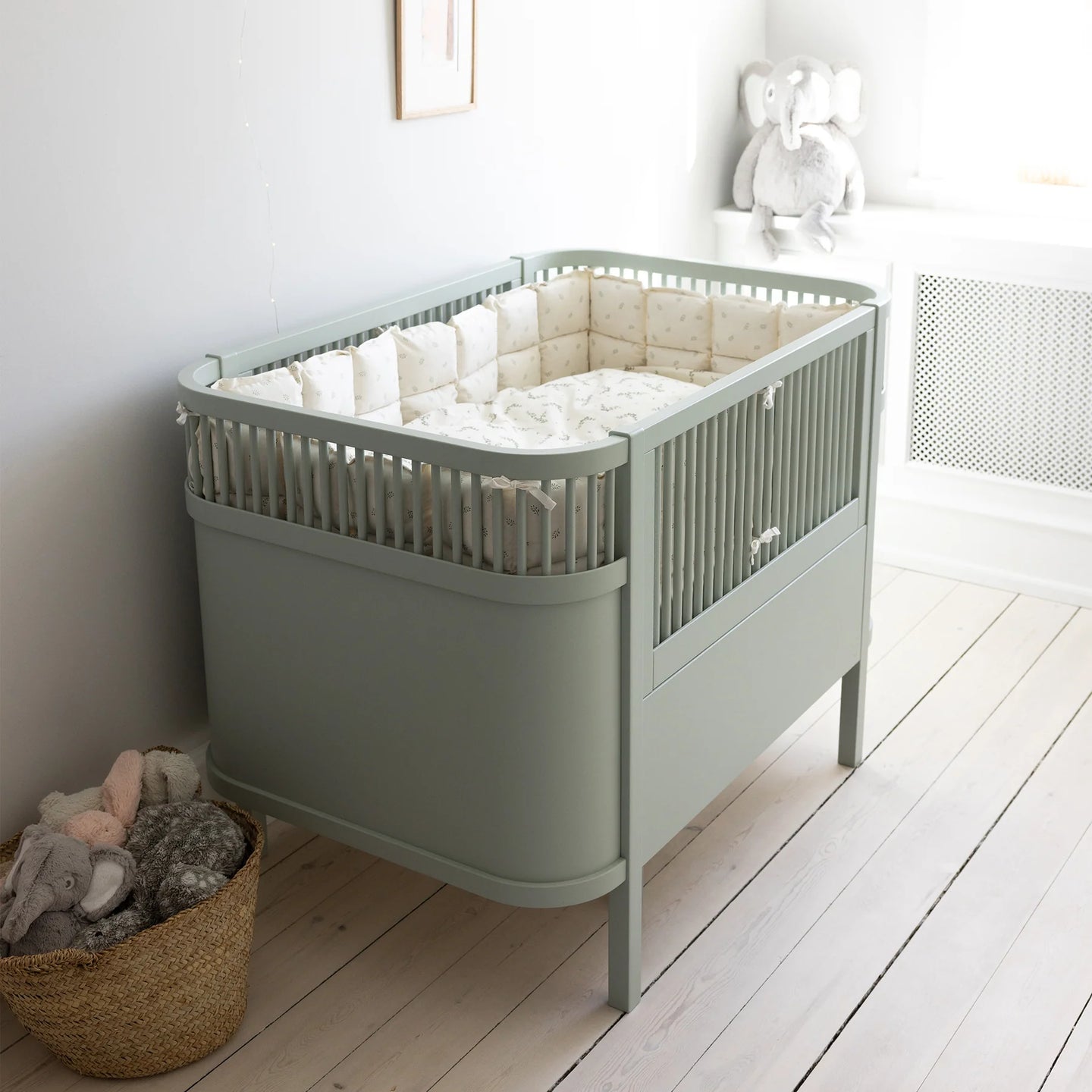 Sebra - Bed, Baby & Jr - Mist Green