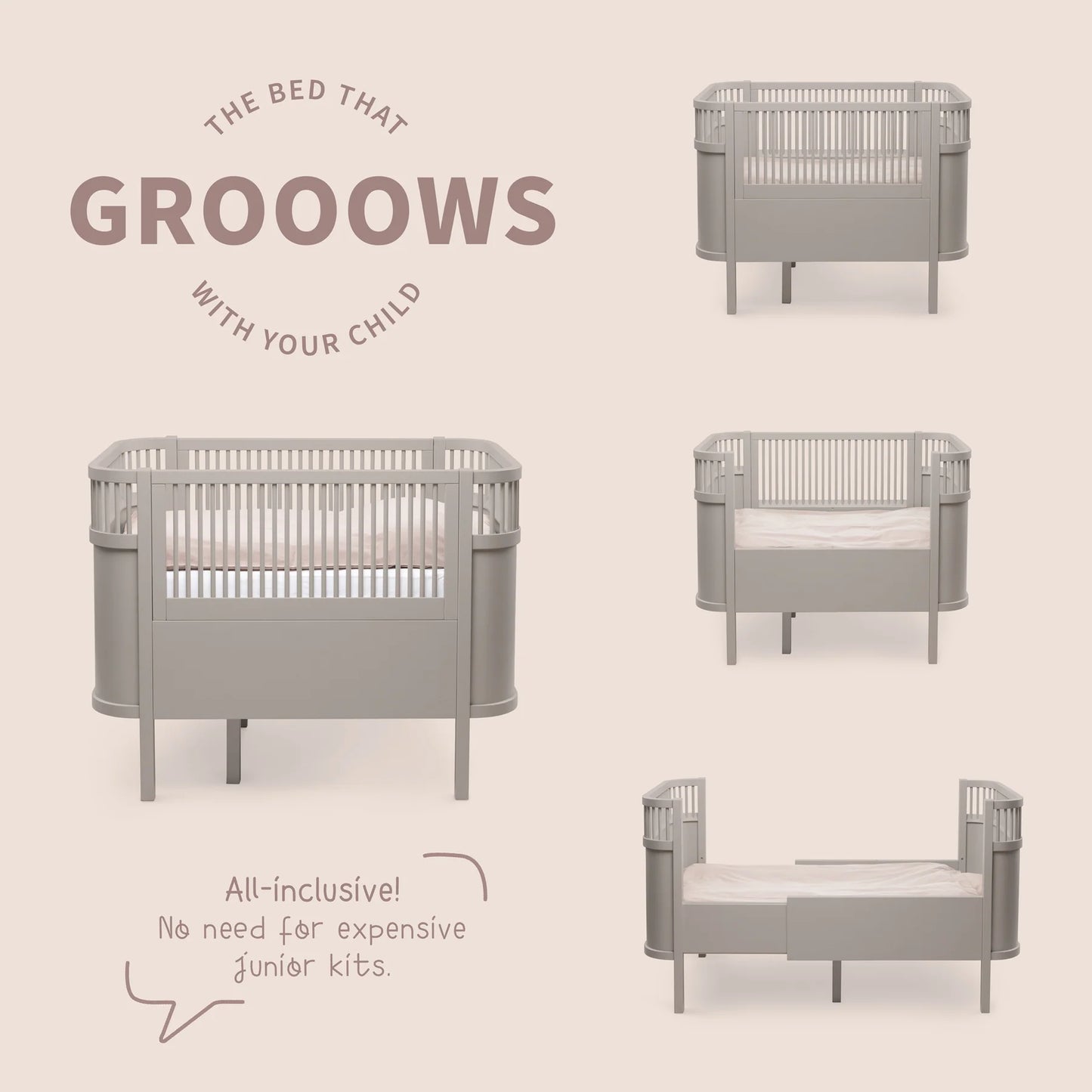 Sebra - Bed, Baby & Jr - Jetty Beige