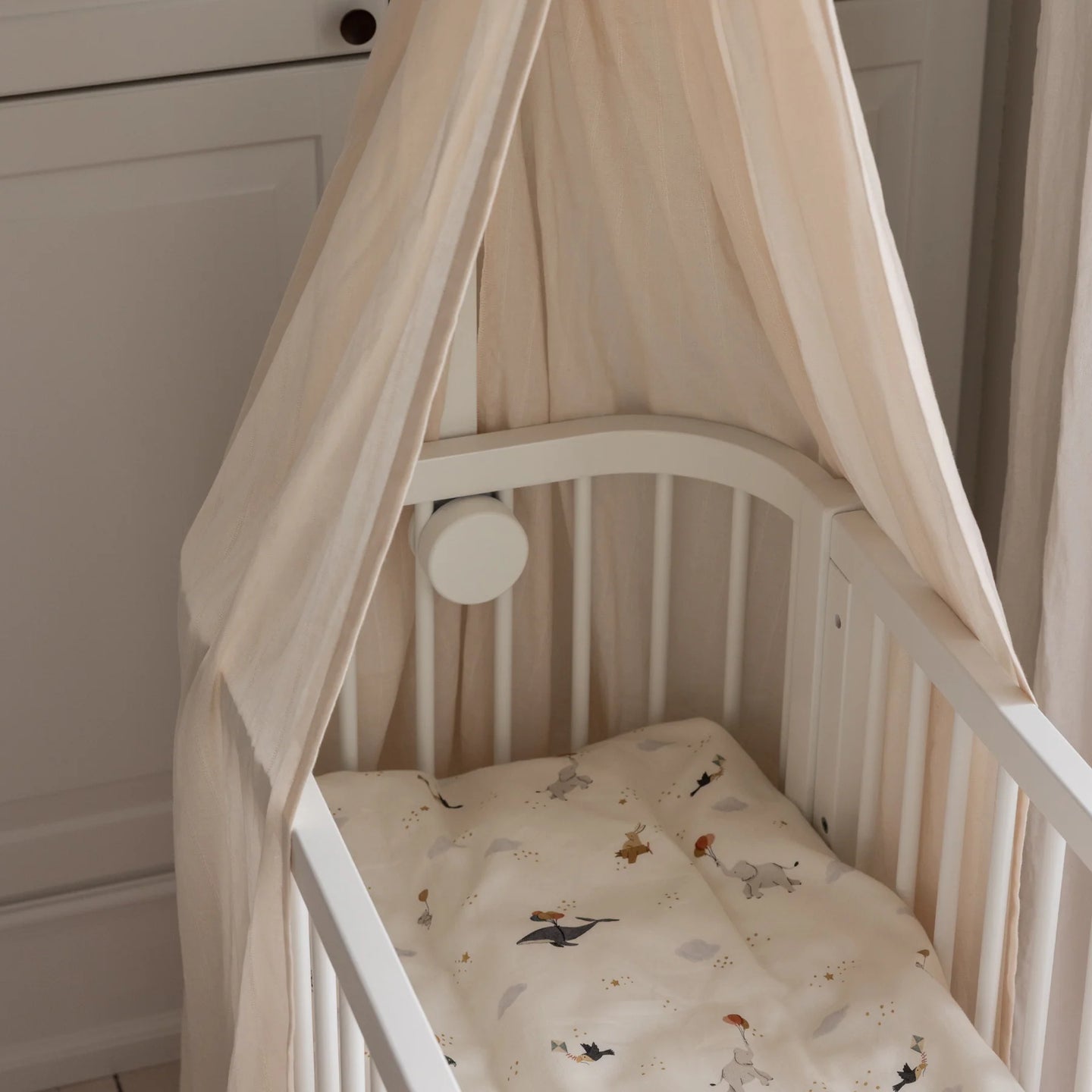 Sebra - Bedside Crib, Classic White