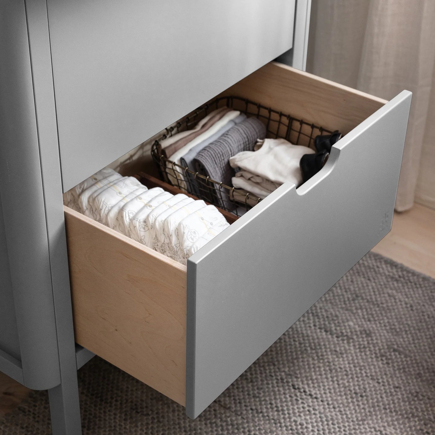Sebra - Changing Table - Stone Grey