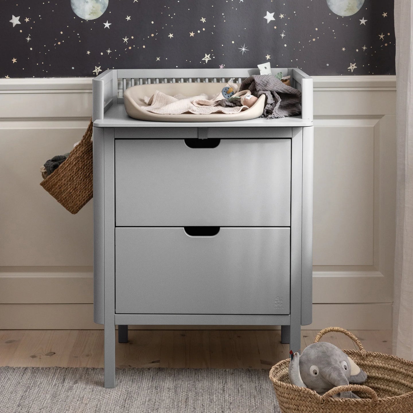 Sebra - Changing Table - Stone Grey