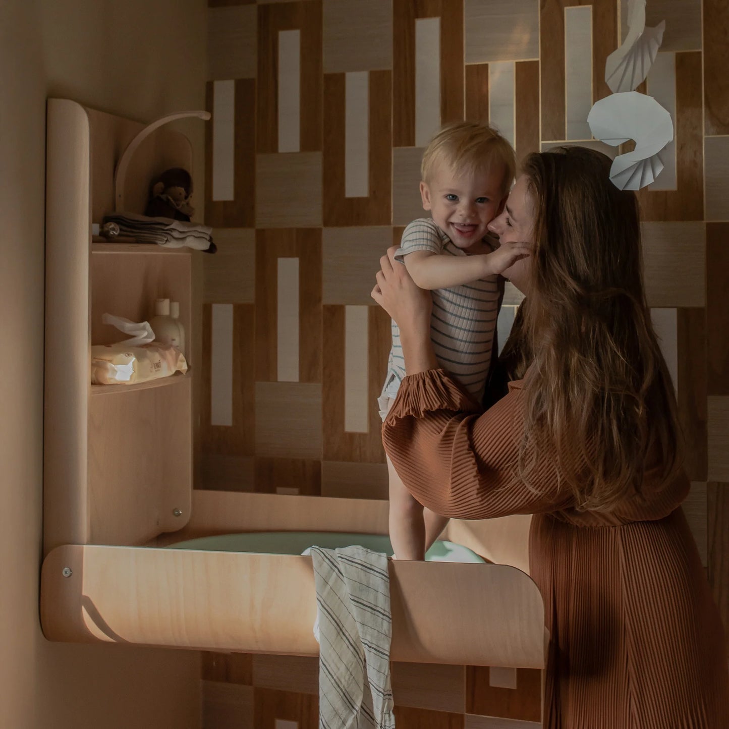 Sebra - Wall mounted Changing Table - Wood