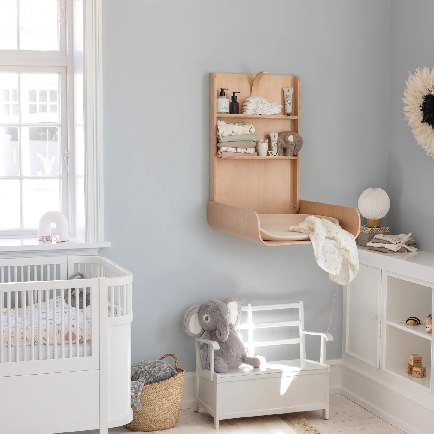 Sebra - Wall mounted Changing Table - Wood