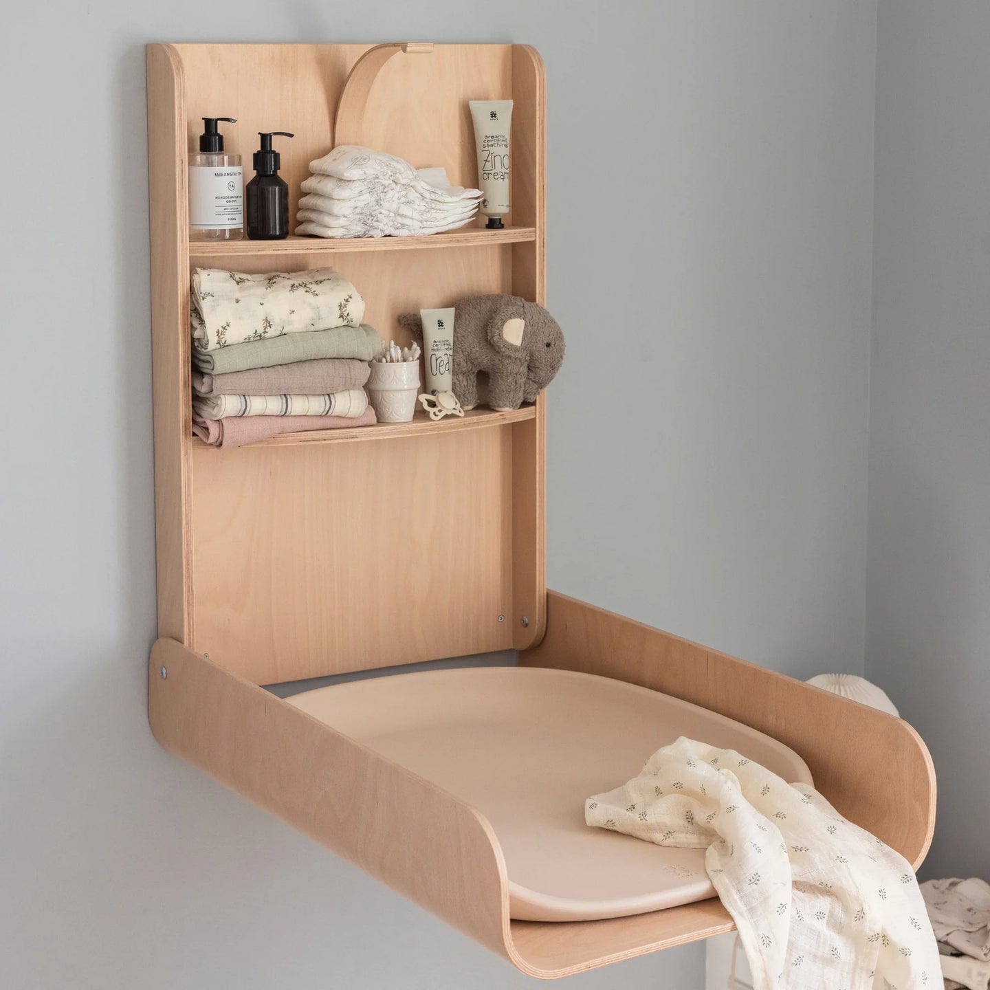 Sebra - Wall mounted Changing Table - Wood