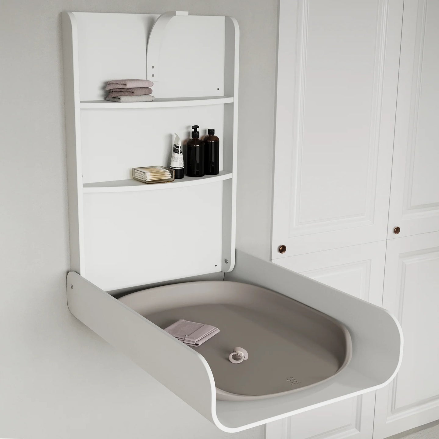 Sebra - Wall mounted Changing Table - White