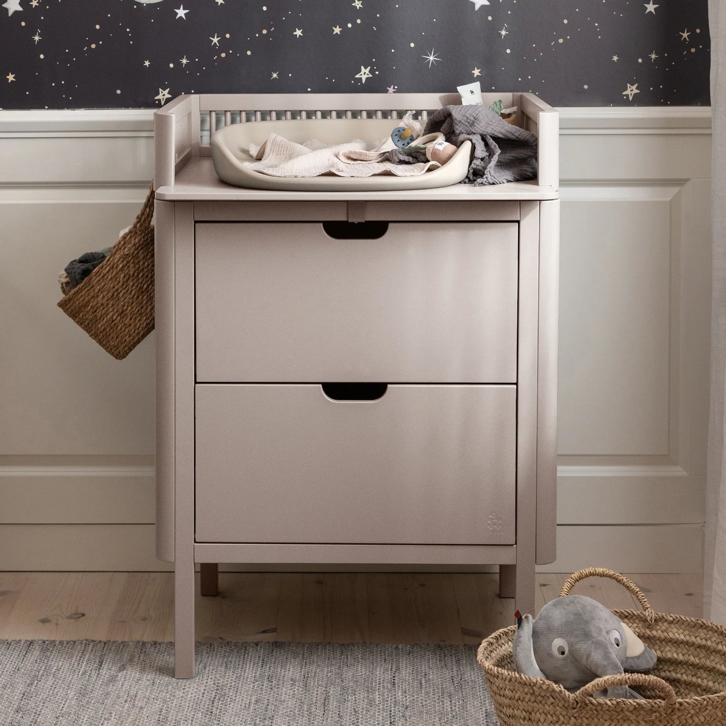 Sebra - Changing Table, Birchbark Rose