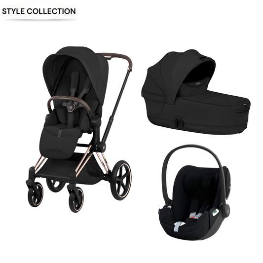 Cybex - Priam Sepia Black 3 Pcs Bundle - Style Collection