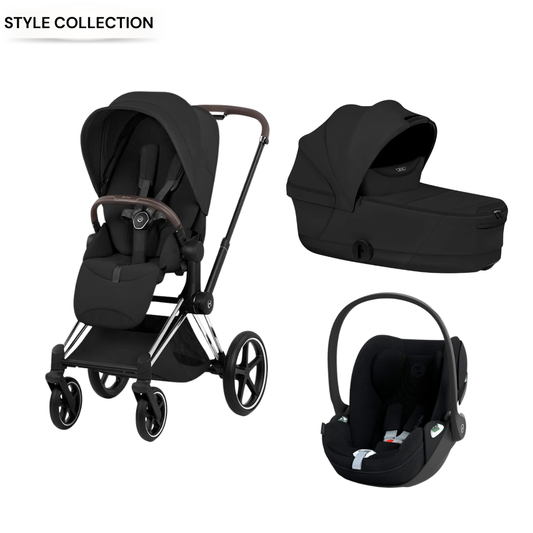 Cybex - Priam Sepia Black 3 Pcs Bundle - Style Collection (Preorder - End of Nov)