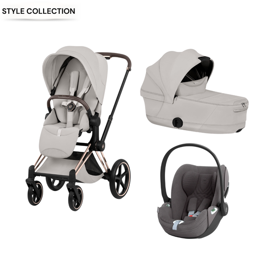Cybex - Priam City Grey 3 Pcs Bundle - Style Collection