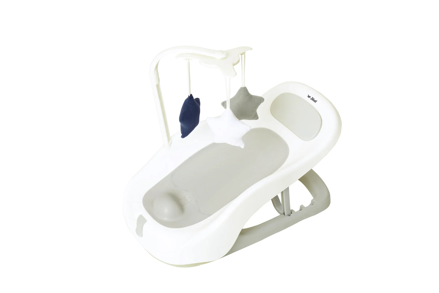 Jikel - Cloud Bathtub & Scrub Bath Booster Chair - Grey