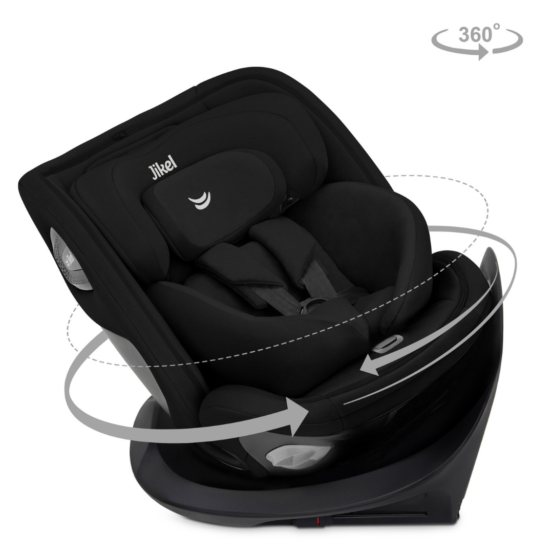 Jikel - Saturn Zip I-size Car Seat - Night Black