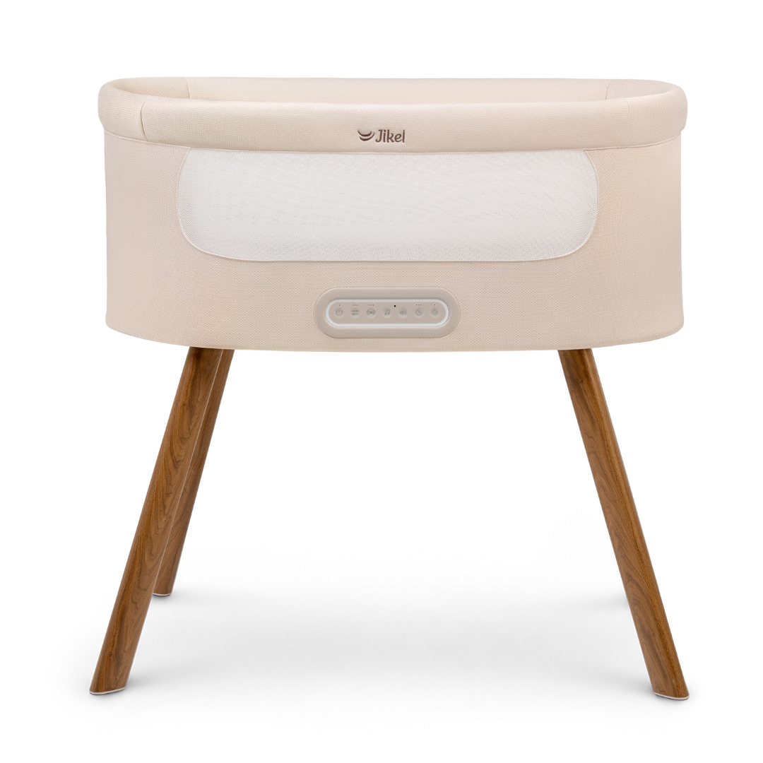 Jikel - Calmio Smart Bassinet Crib – Vanilla Cream