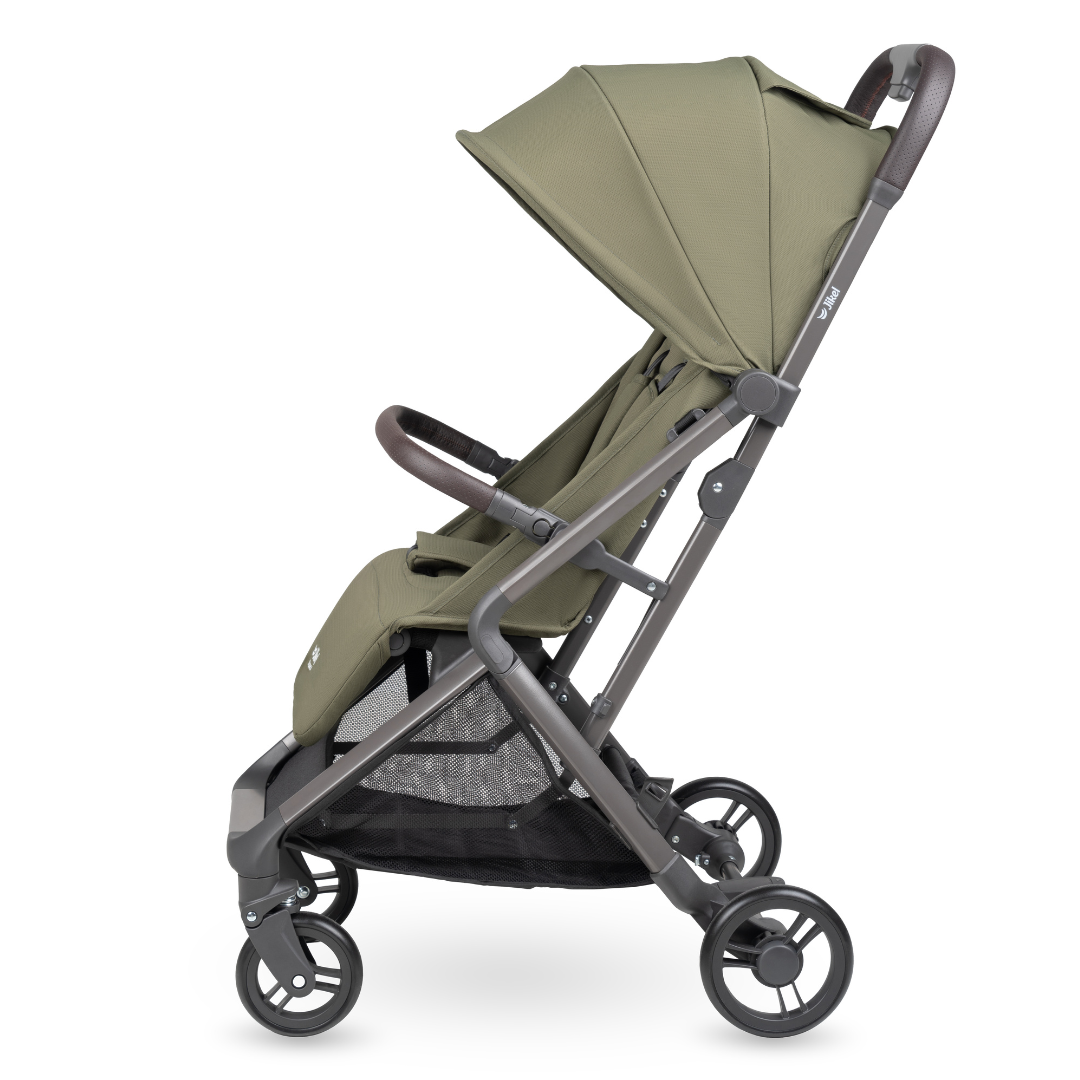 Jikel - Nomad Auto-Fold Compact Stroller - Olive Green