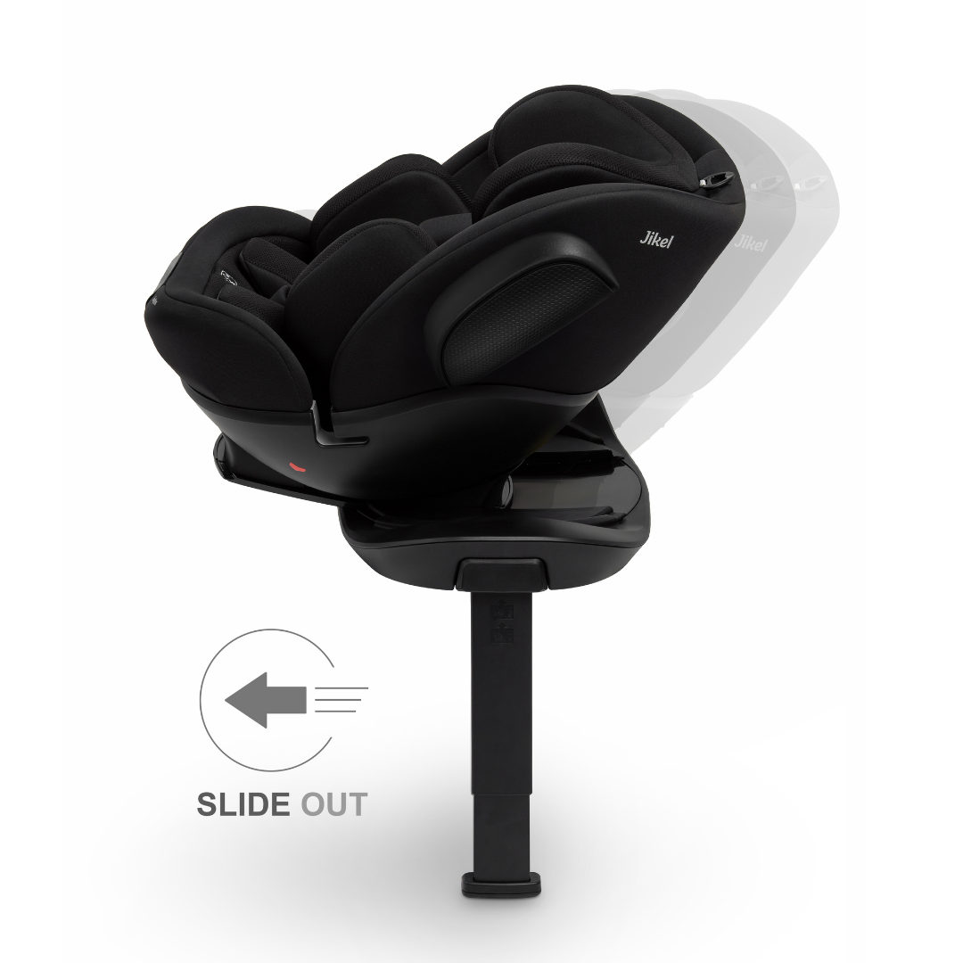 Jikel - Jupiter 360° Slide-Out Car Seat – Urban Black