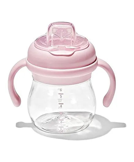 Oxo Tot - Tranisitions Soft Spout Sippy Cup with Removable Handles 6 Oz - Blossom