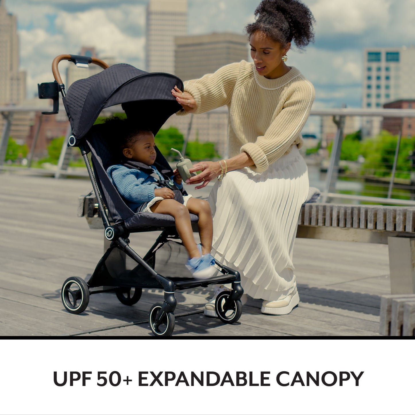 Evenflo - Hummingbird Ultra-Lightweight Carbon Fiber Stroller - Crest Grey