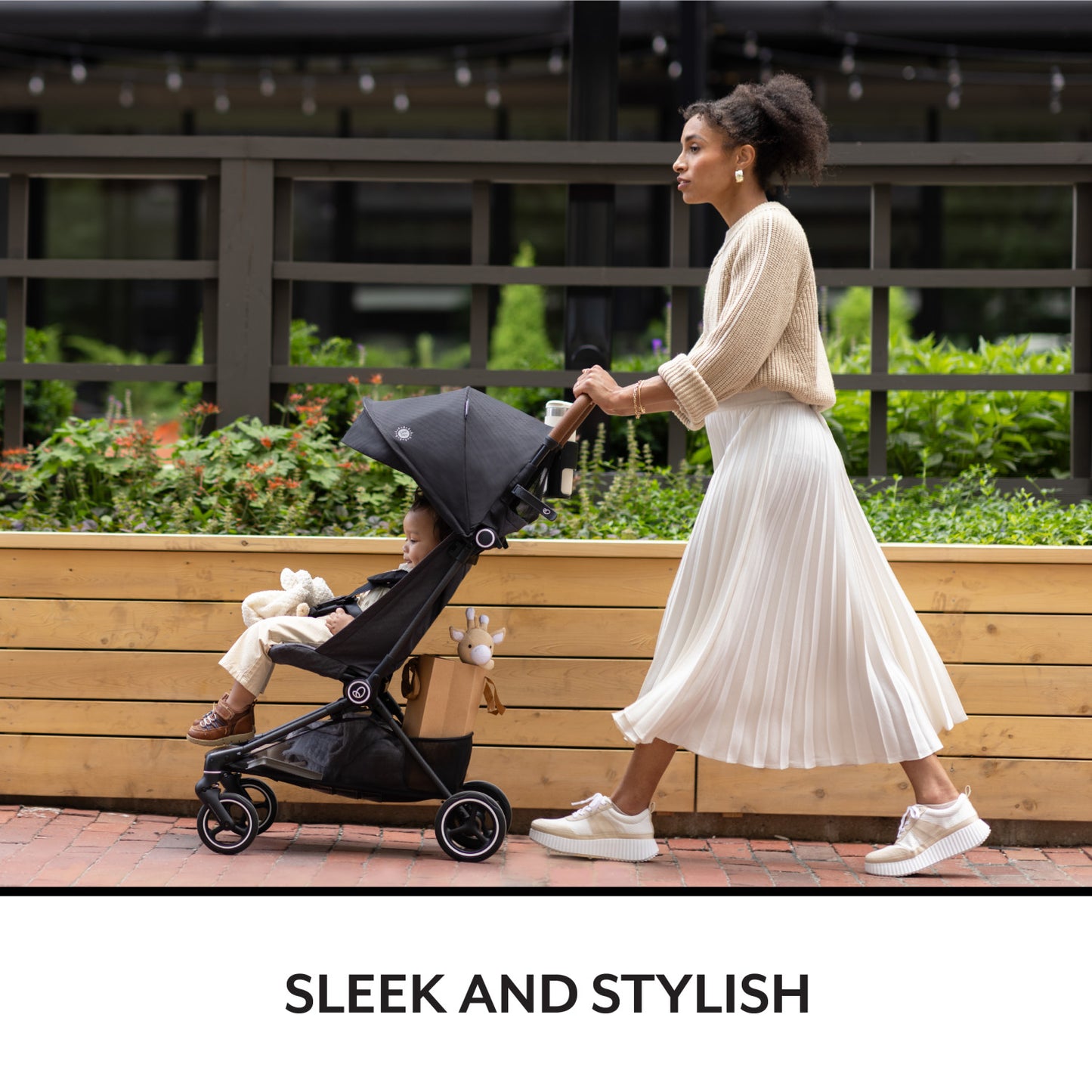 Evenflo - Hummingbird Ultra-Lightweight Carbon Fiber Stroller - Crest Grey