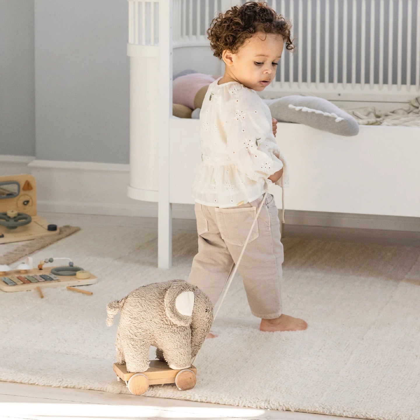 Sebra - Pull-along toy, Fanto - Grey