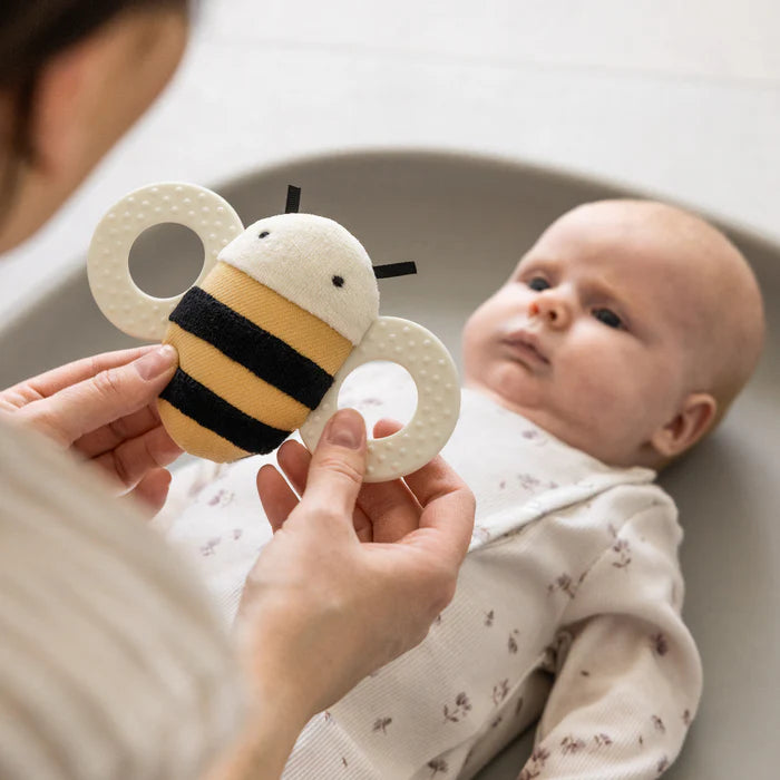 Sebra- Activity rattle with mirror - Billy the bee