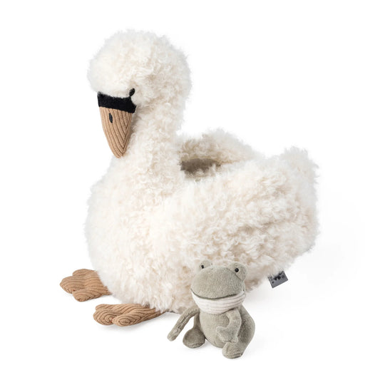 Sebra - Activity soft toy, swan